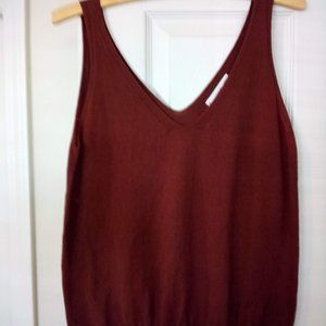 MNG Mango Linen V Top